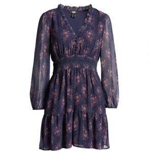 PAIGE
NWOT Jeanne Smocked Long Sleeve Dress